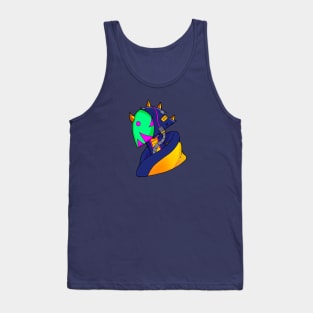 Cyber Punk Portrait Tank Top